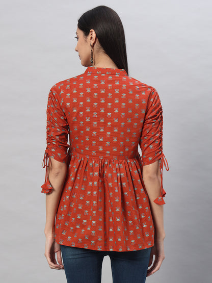Cotton Printed Regular Top