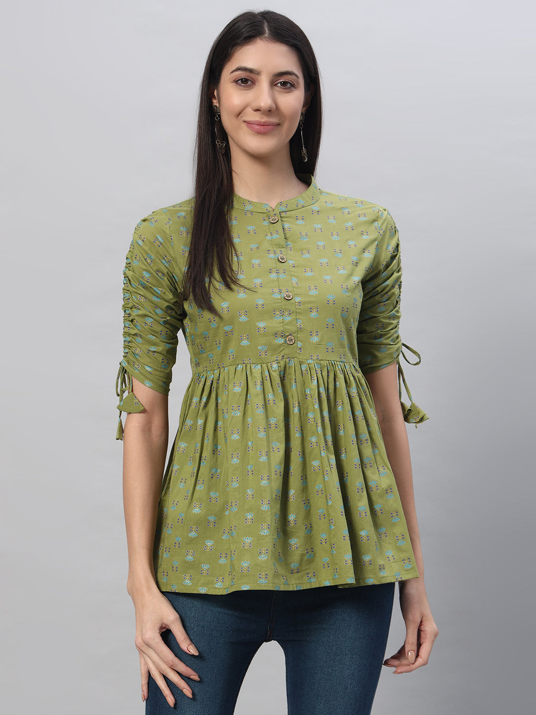 Cotton Printed Regular Top