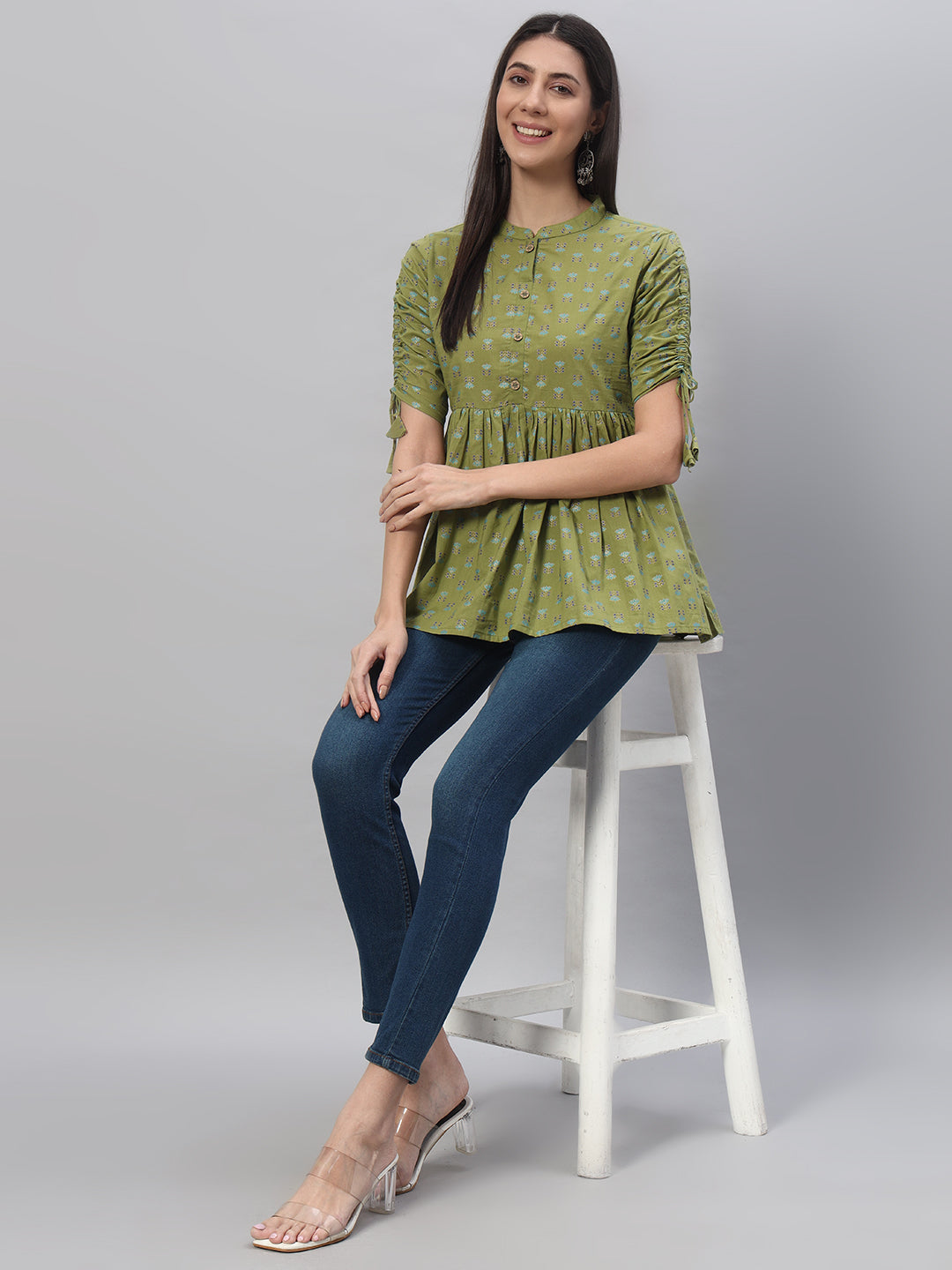 Cotton Printed Regular Top