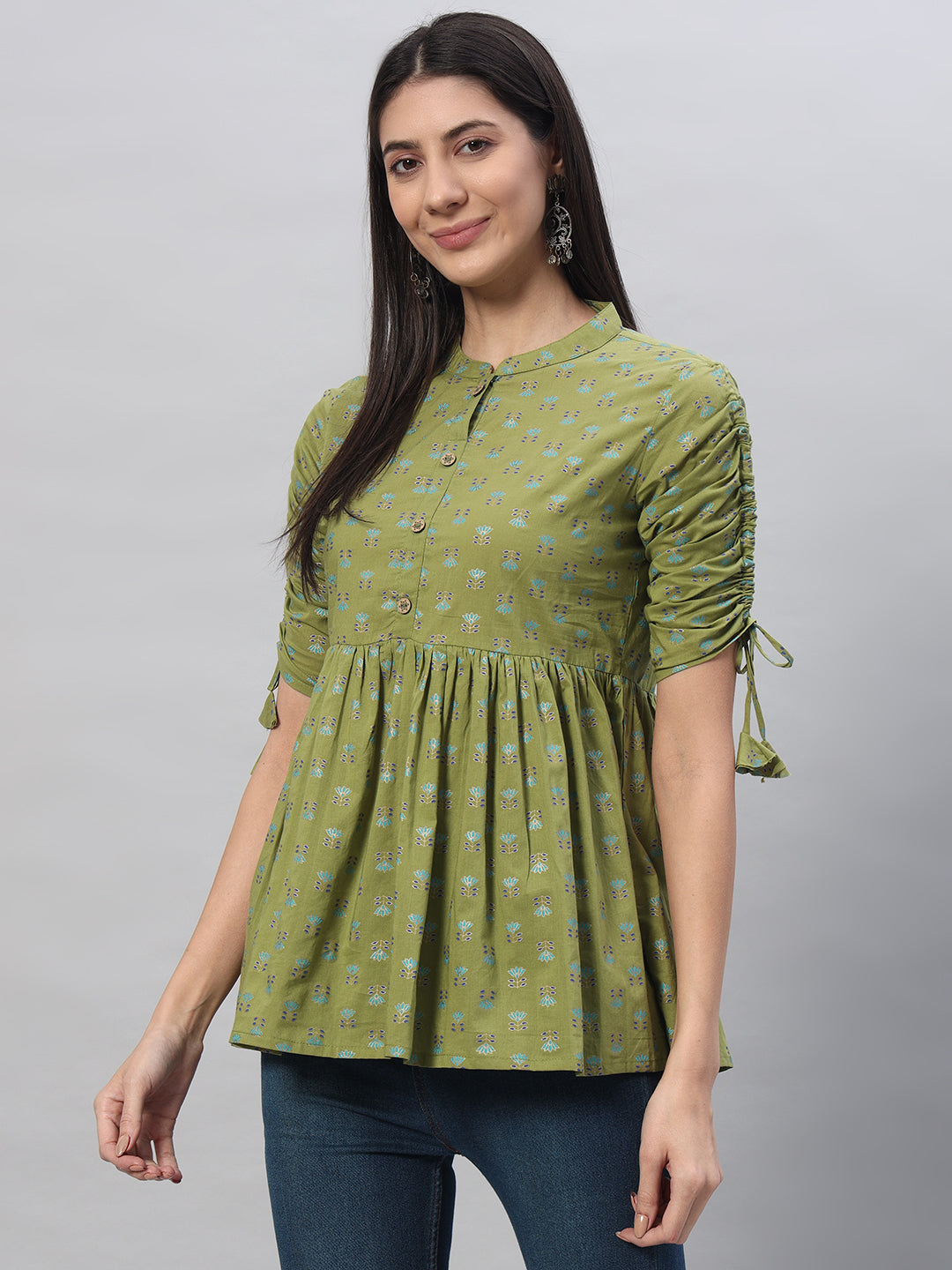 Cotton Printed Regular Top