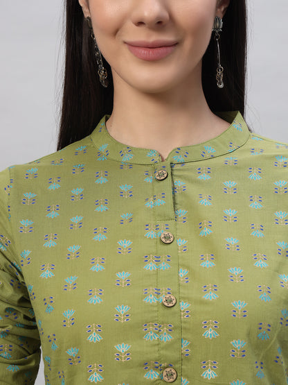 Cotton Printed Regular Top