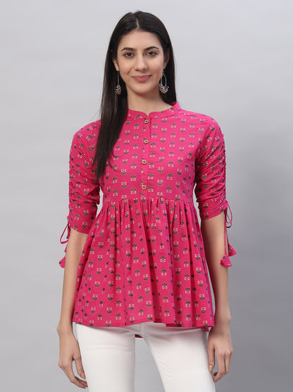Cotton Printed Regular Top