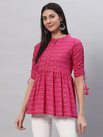 Cotton Printed Regular Top