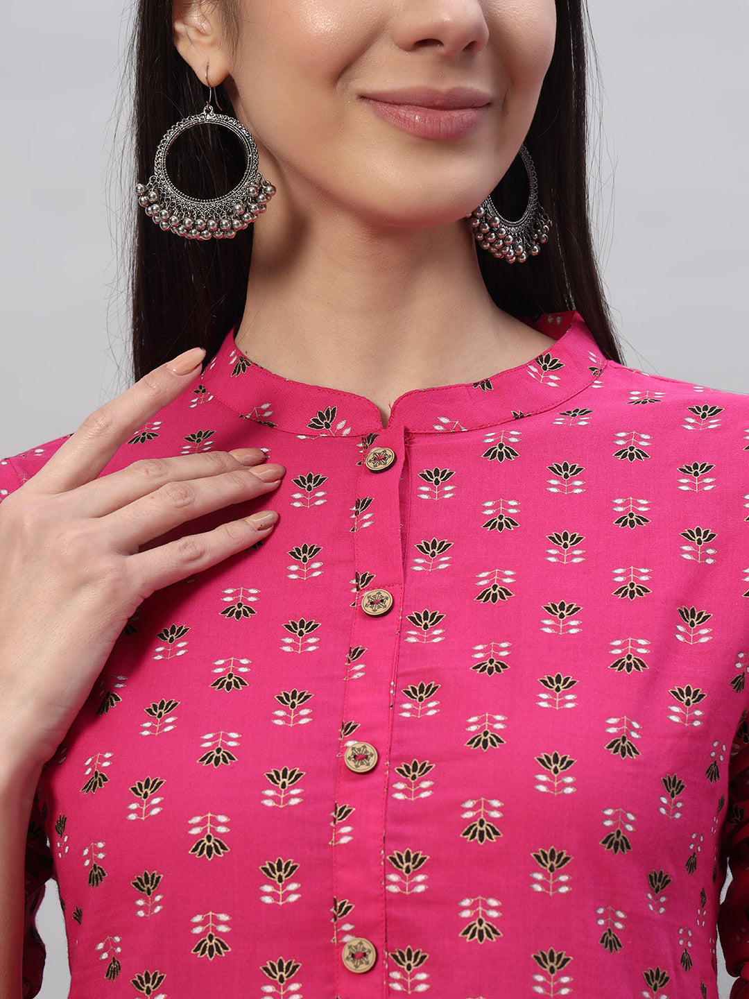 Cotton Printed Regular Top