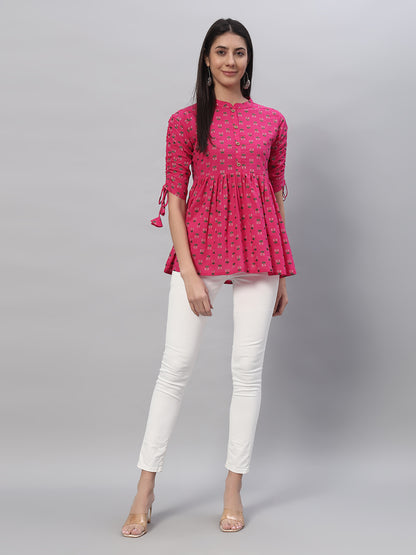 Cotton Printed Regular Top
