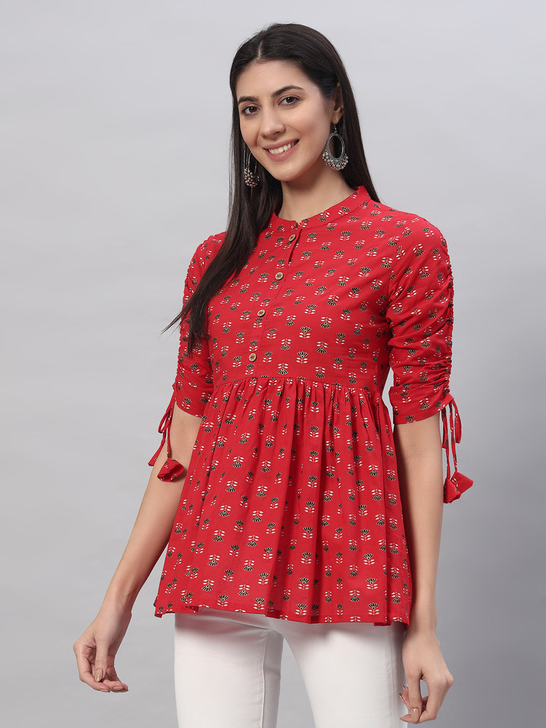 Cotton Printed Regular Top