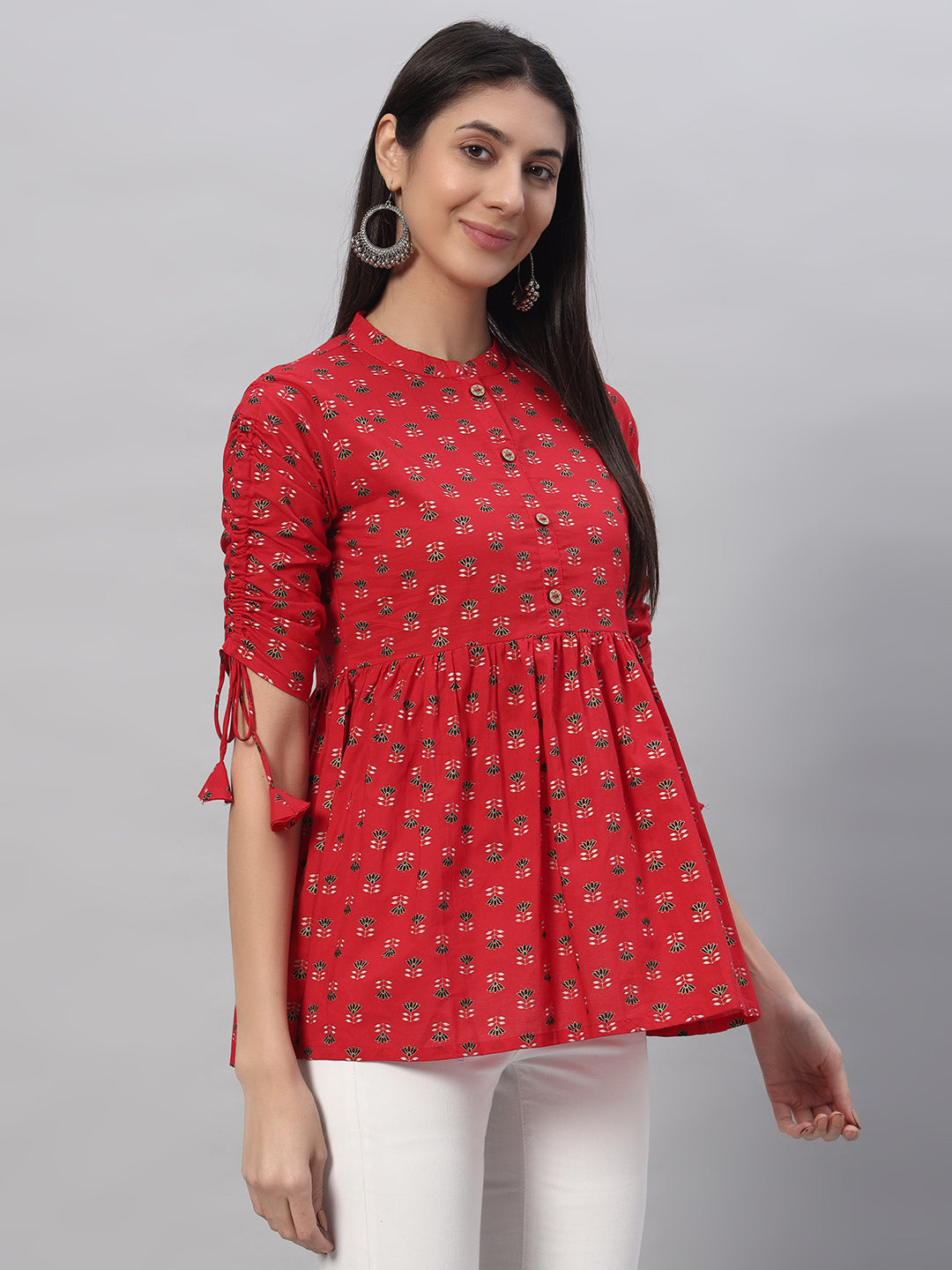 Cotton Printed Regular Top