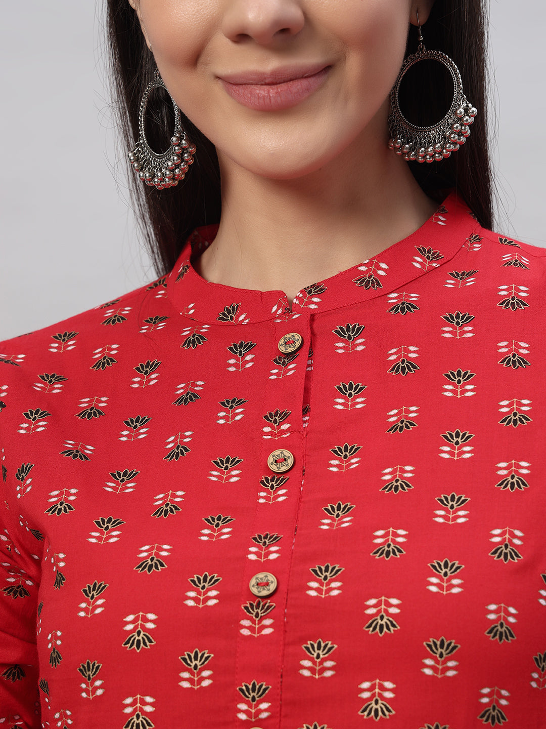 Cotton Printed Regular Top