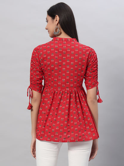 Cotton Printed Regular Top