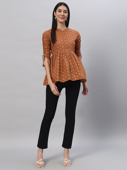 Cotton Printed Regular Top