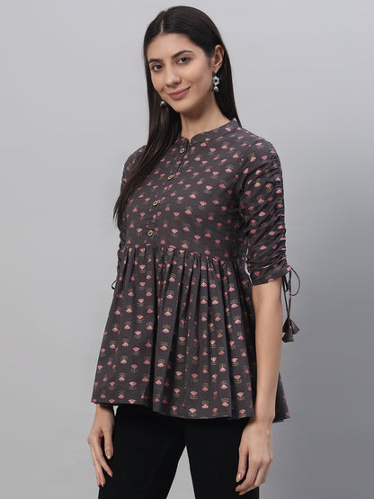 Cotton Printed Regular Top