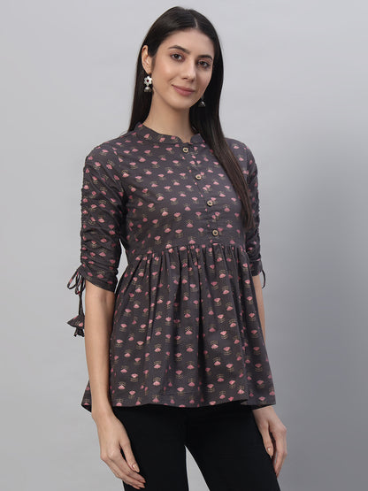 Cotton Printed Regular Top