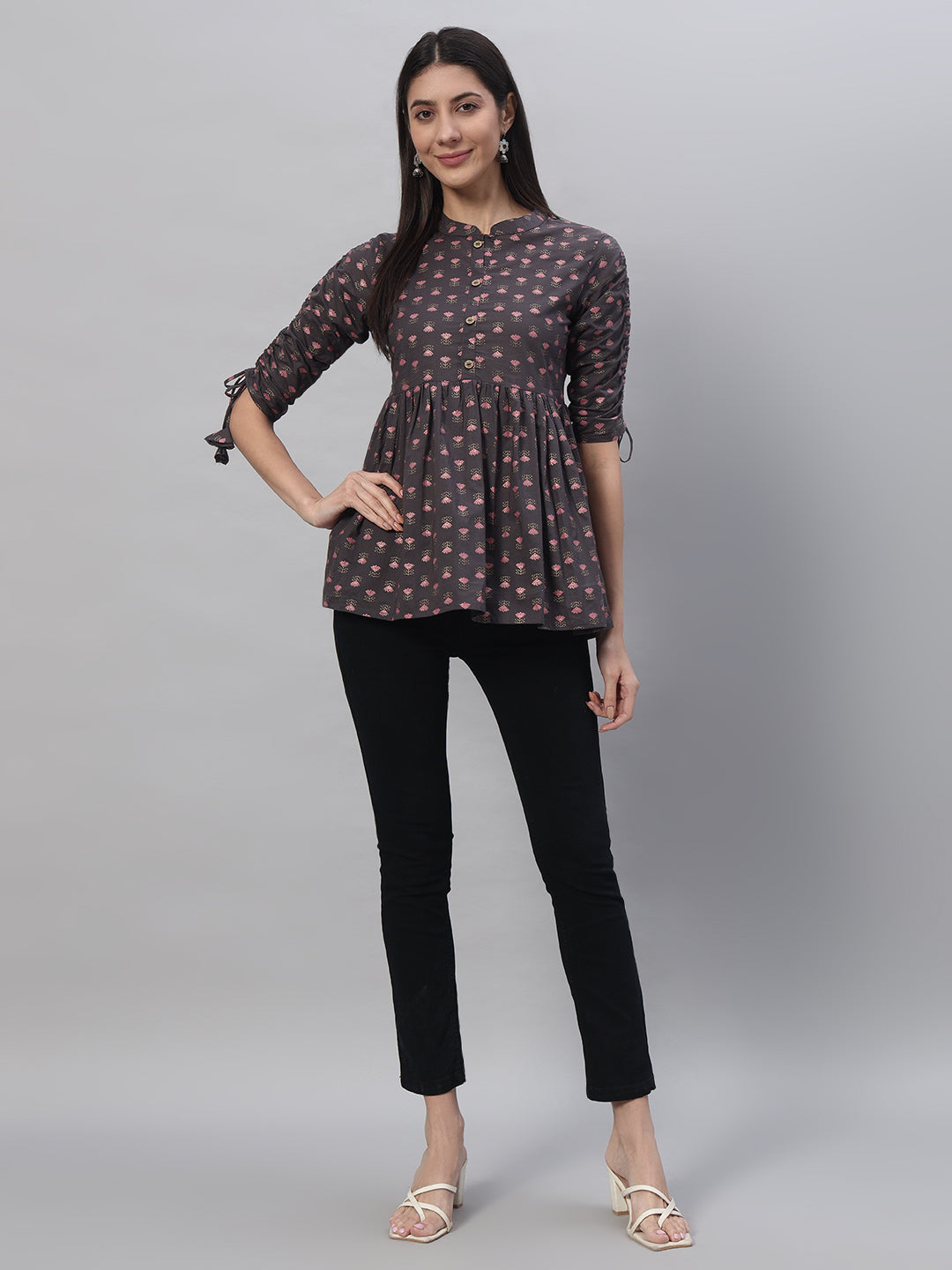 Cotton Printed Regular Top