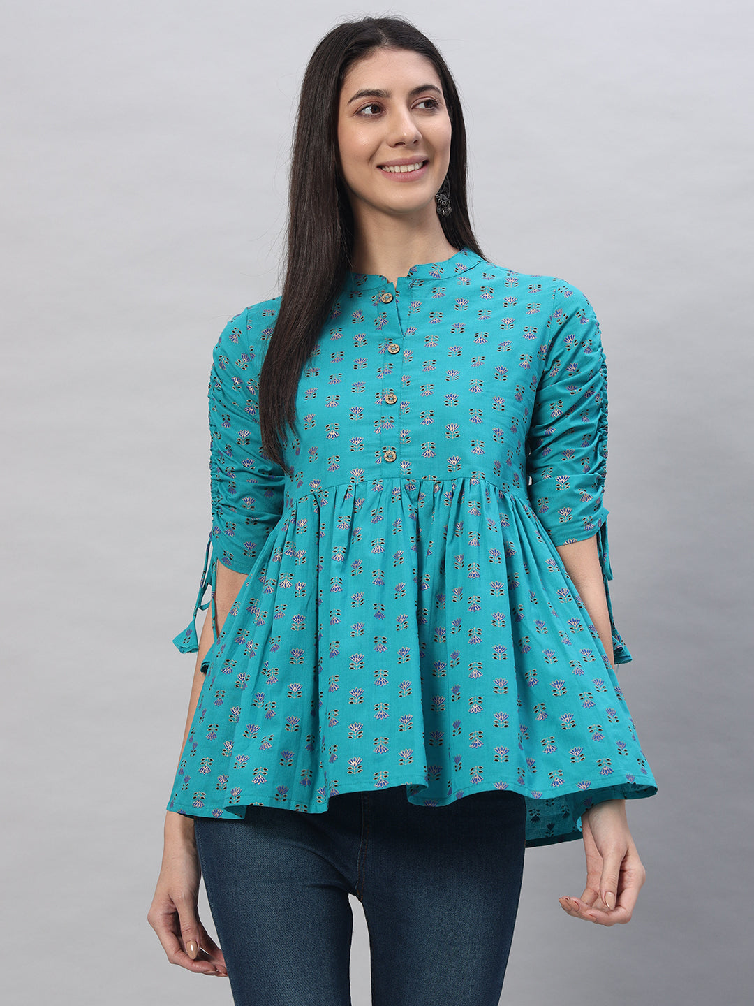 Cotton Printed Regular Top