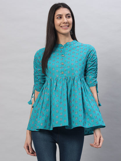 Cotton Printed Regular Top