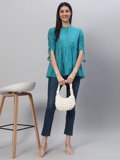 Cotton Printed Regular Top