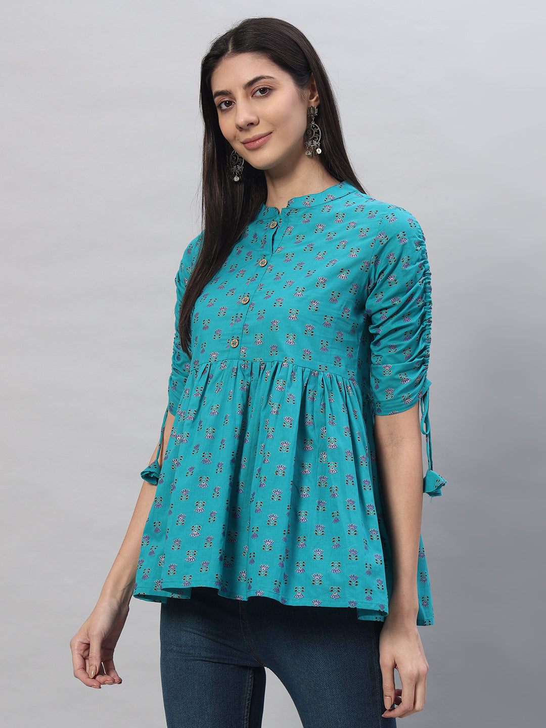 Cotton Printed Regular Top