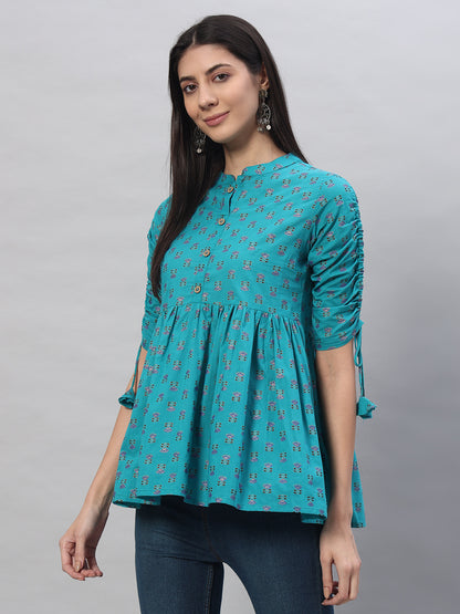 Cotton Printed Regular Top