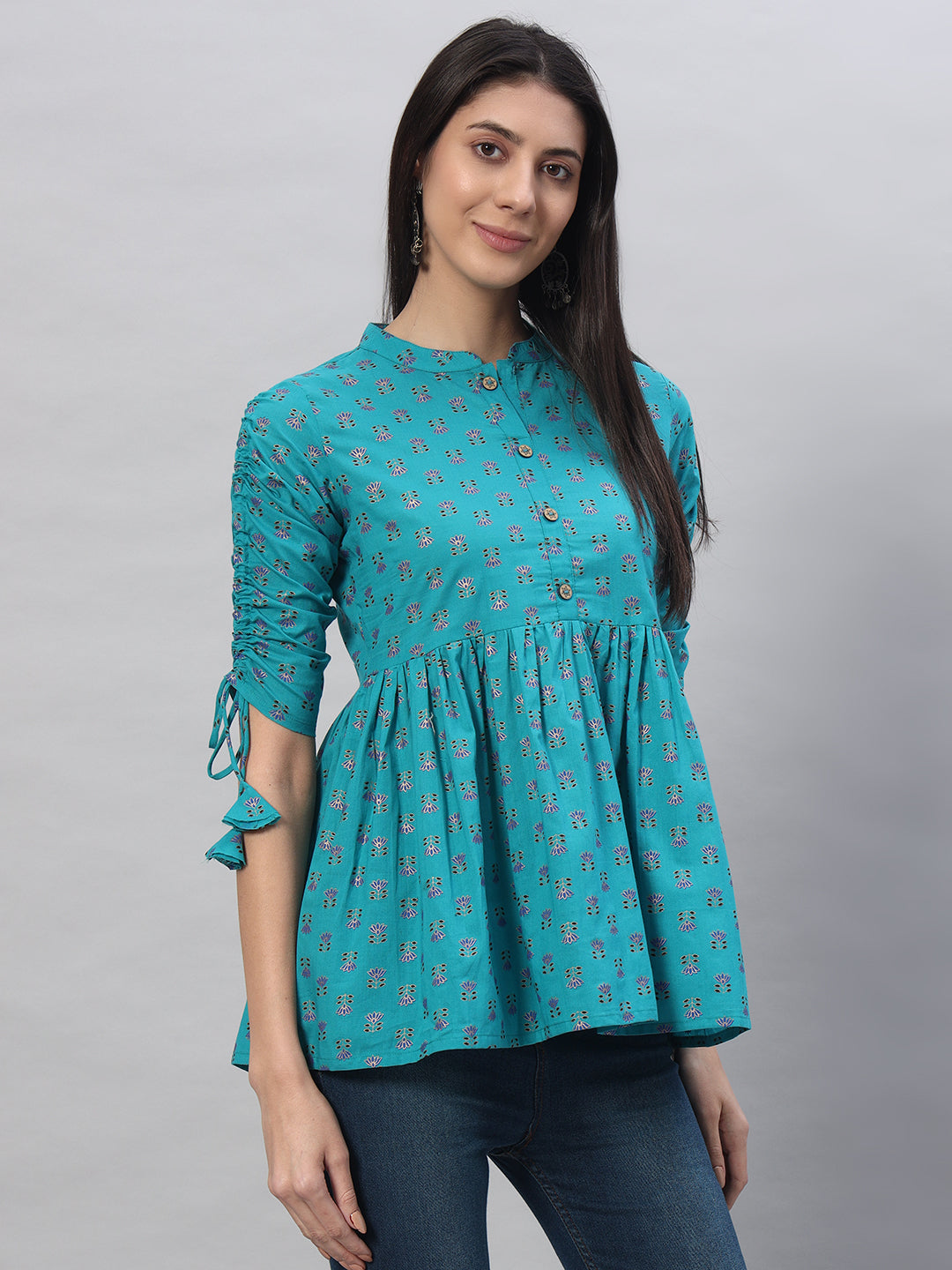 Cotton Printed Regular Top