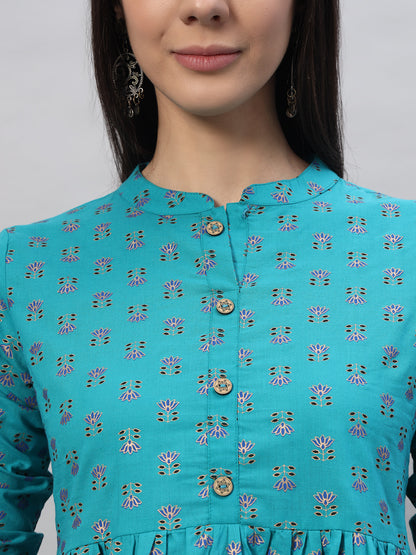 Cotton Printed Regular Top
