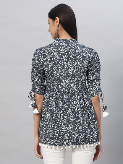 Rayon Printed Regular Top