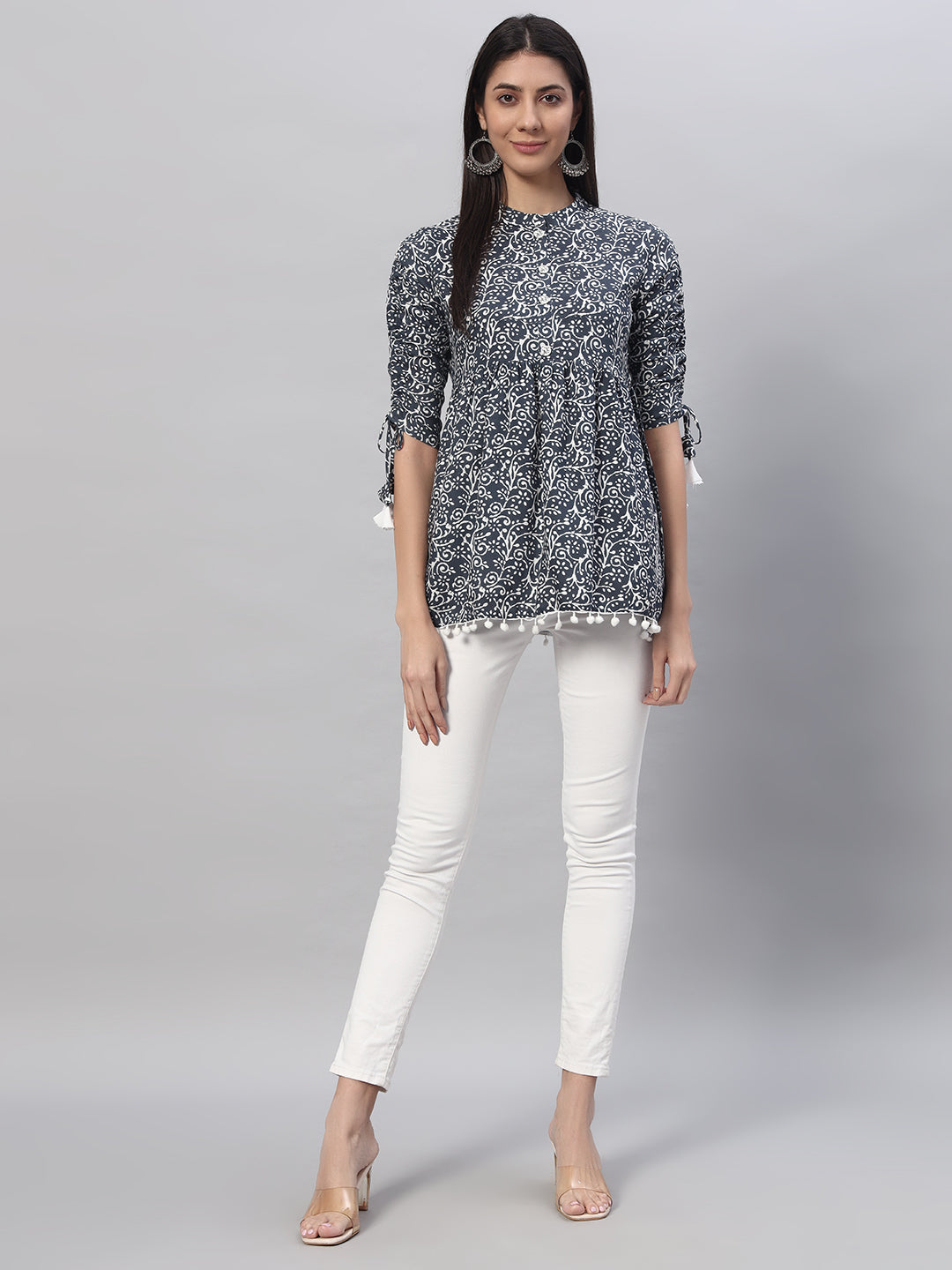 Rayon Printed Regular Top