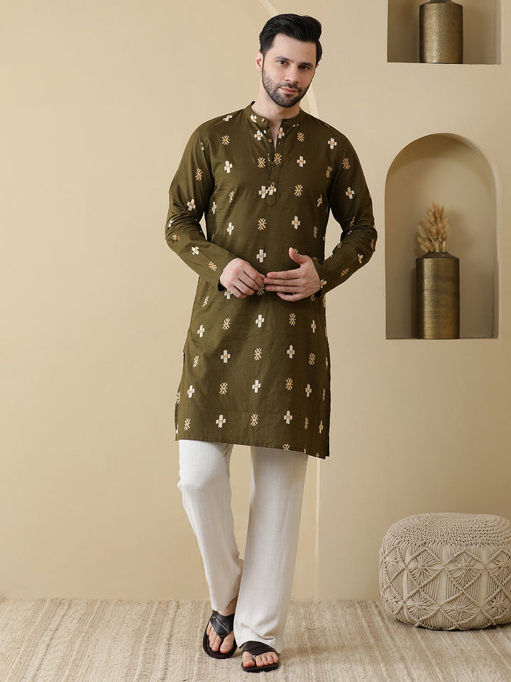 Straight Printed Cotton Kurtas