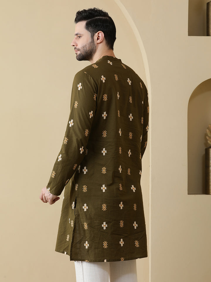 Straight Printed Cotton Kurtas