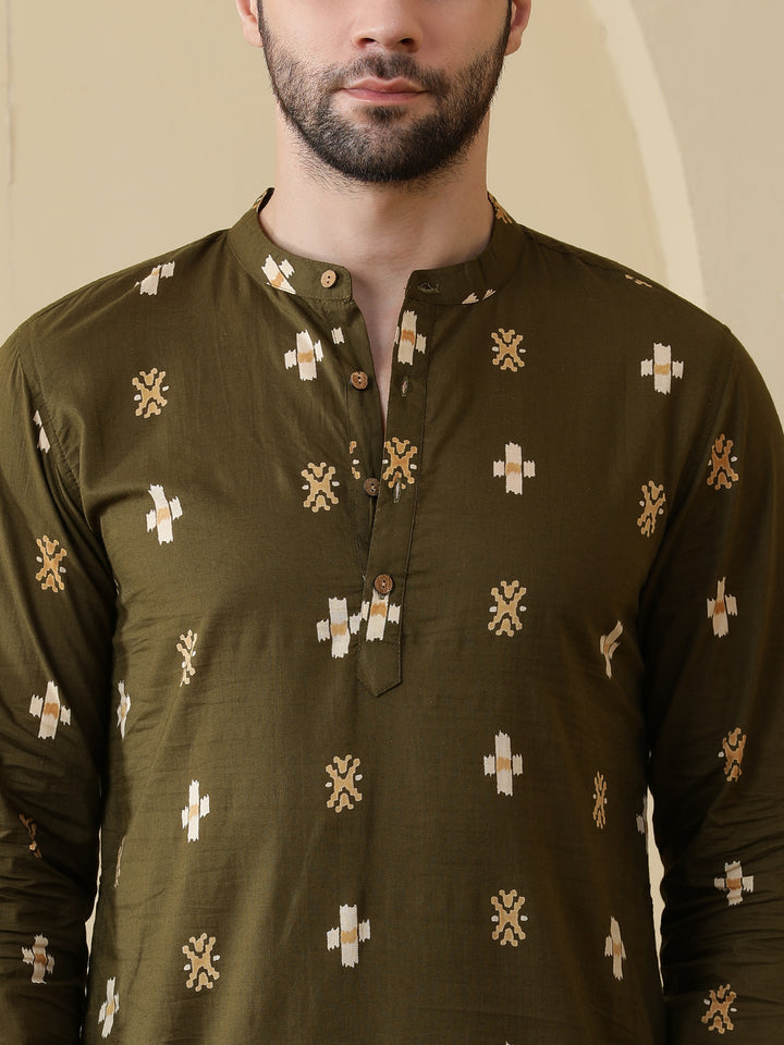 Straight Printed Cotton Kurtas