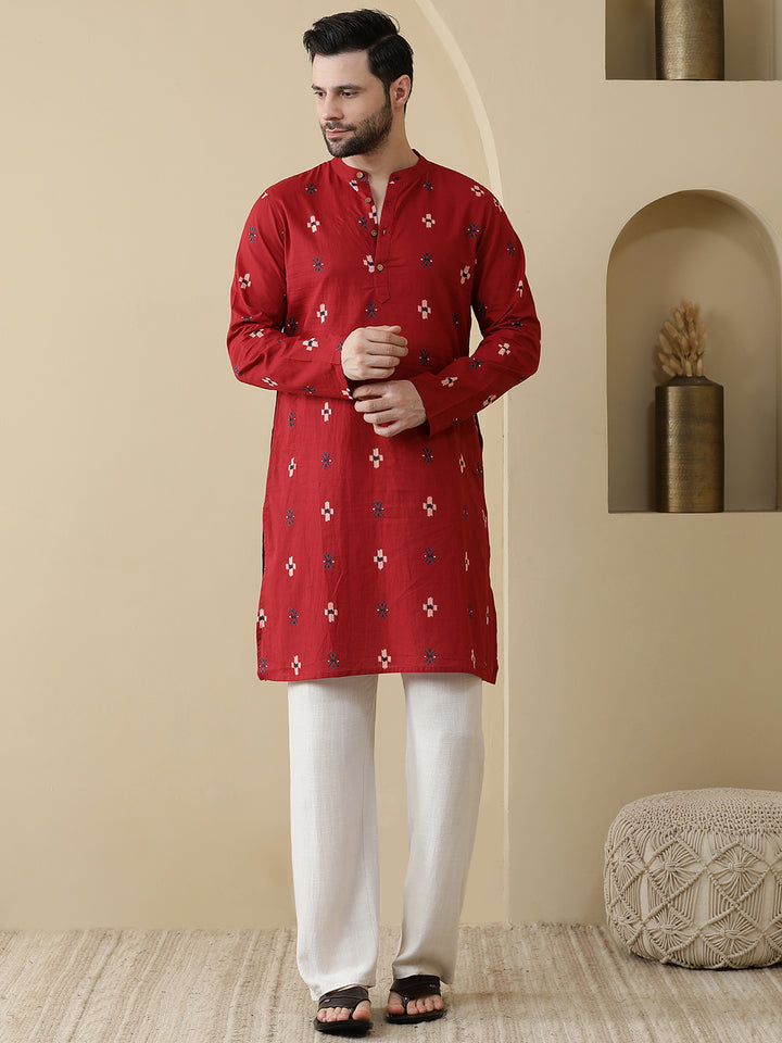 Straight Printed Cotton Kurtas