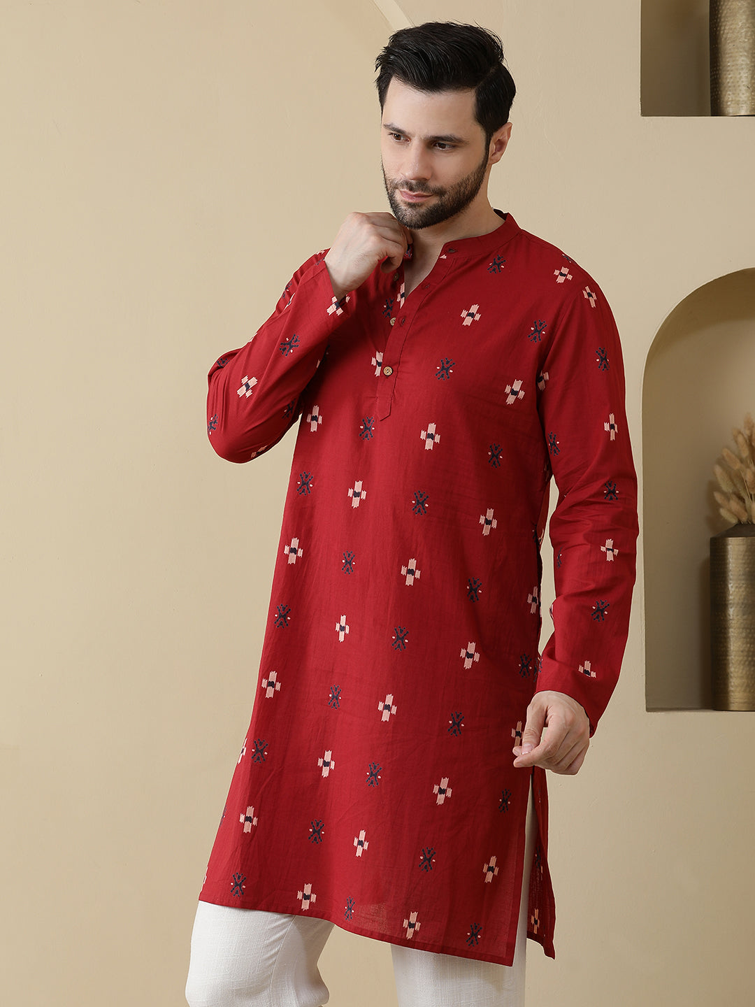 Straight Printed Cotton Kurtas