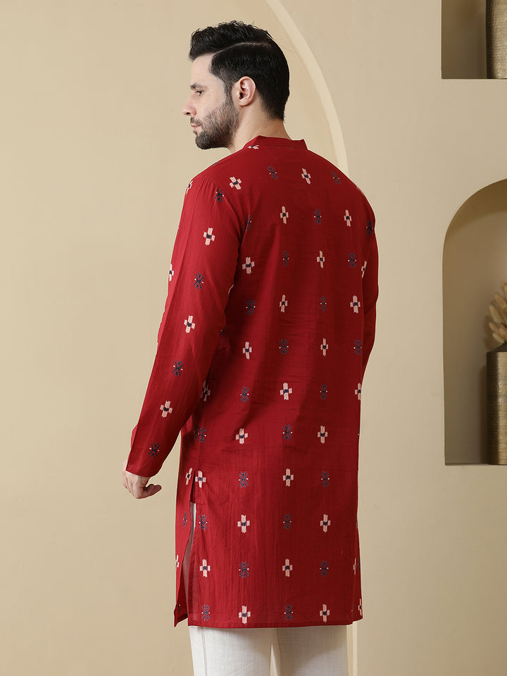 Straight Printed Cotton Kurtas