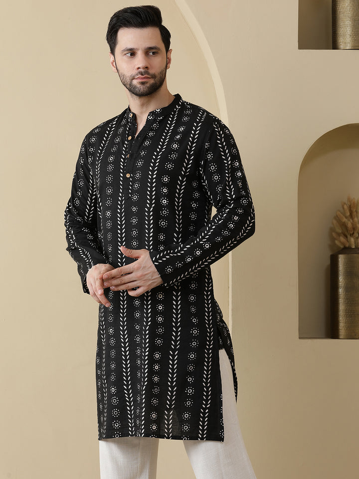 Straight Printed Cotton Kurtas