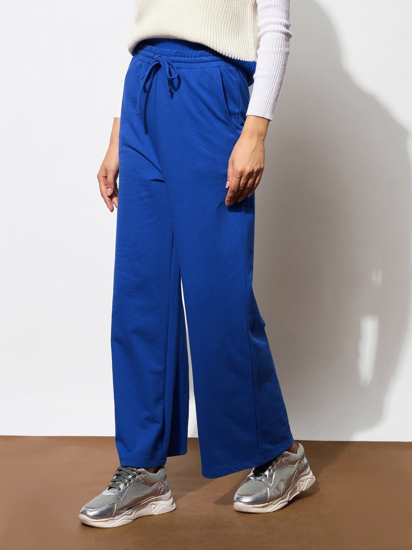 Royal Blue Terry Track Pants