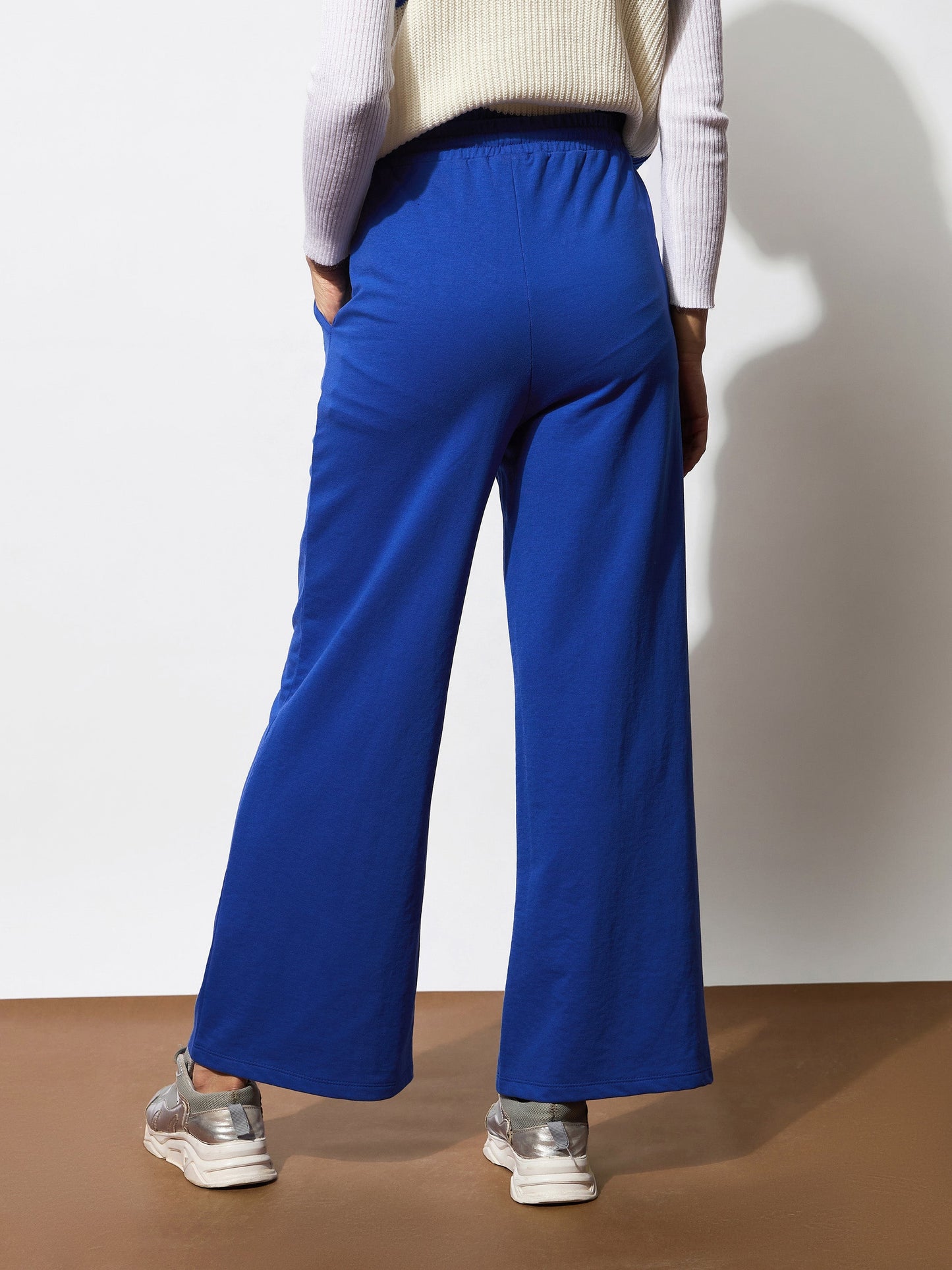 Royal Blue Terry Track Pants