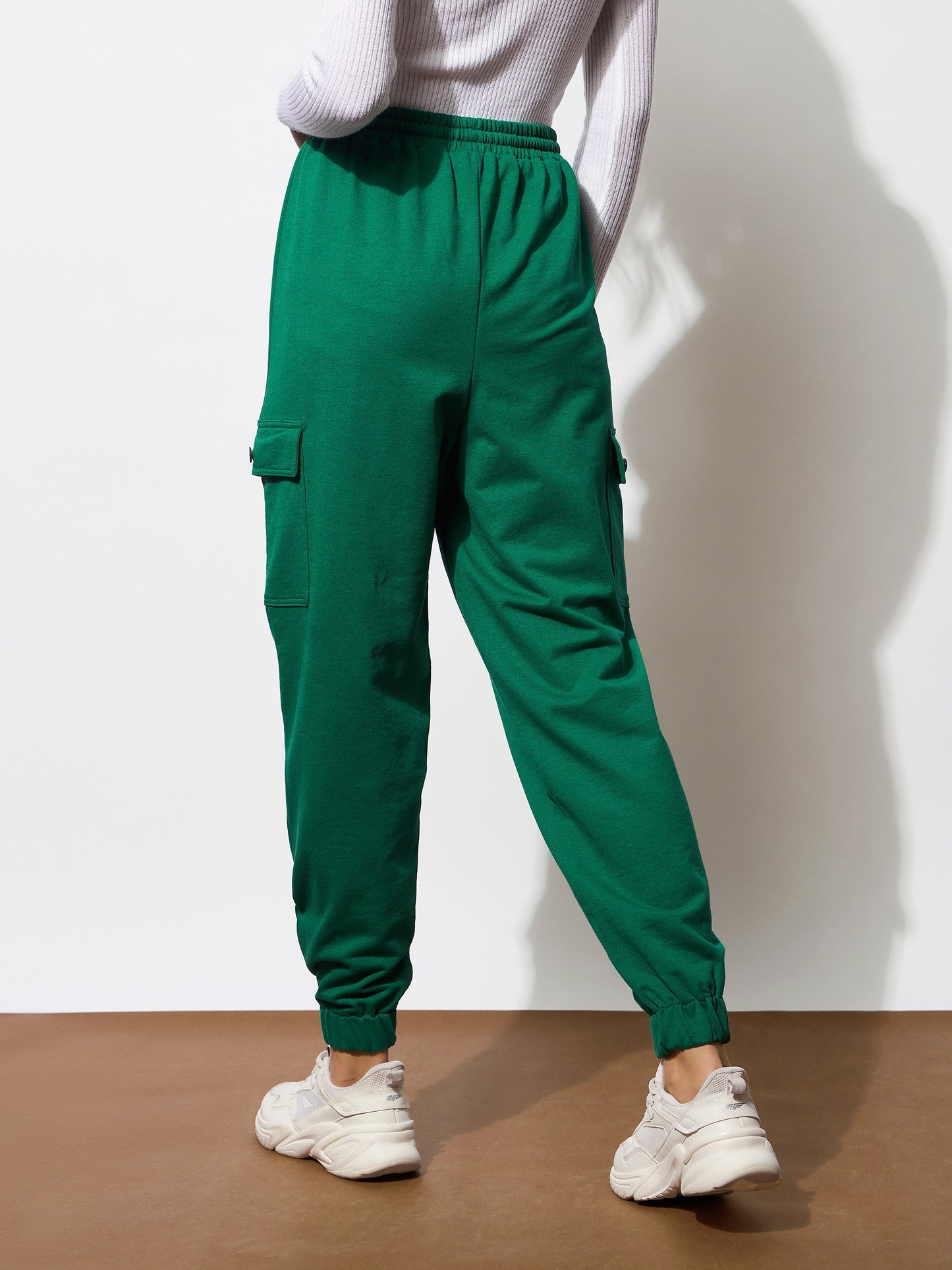 Green Side Pocket Cargo Joggers