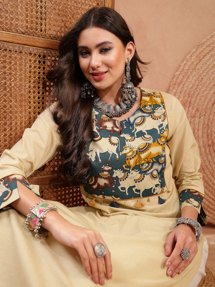 Solid Rayon Straight Kurta