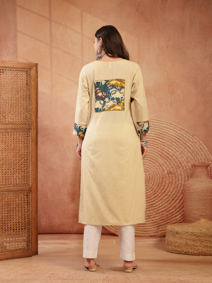 Solid Rayon Straight Kurta