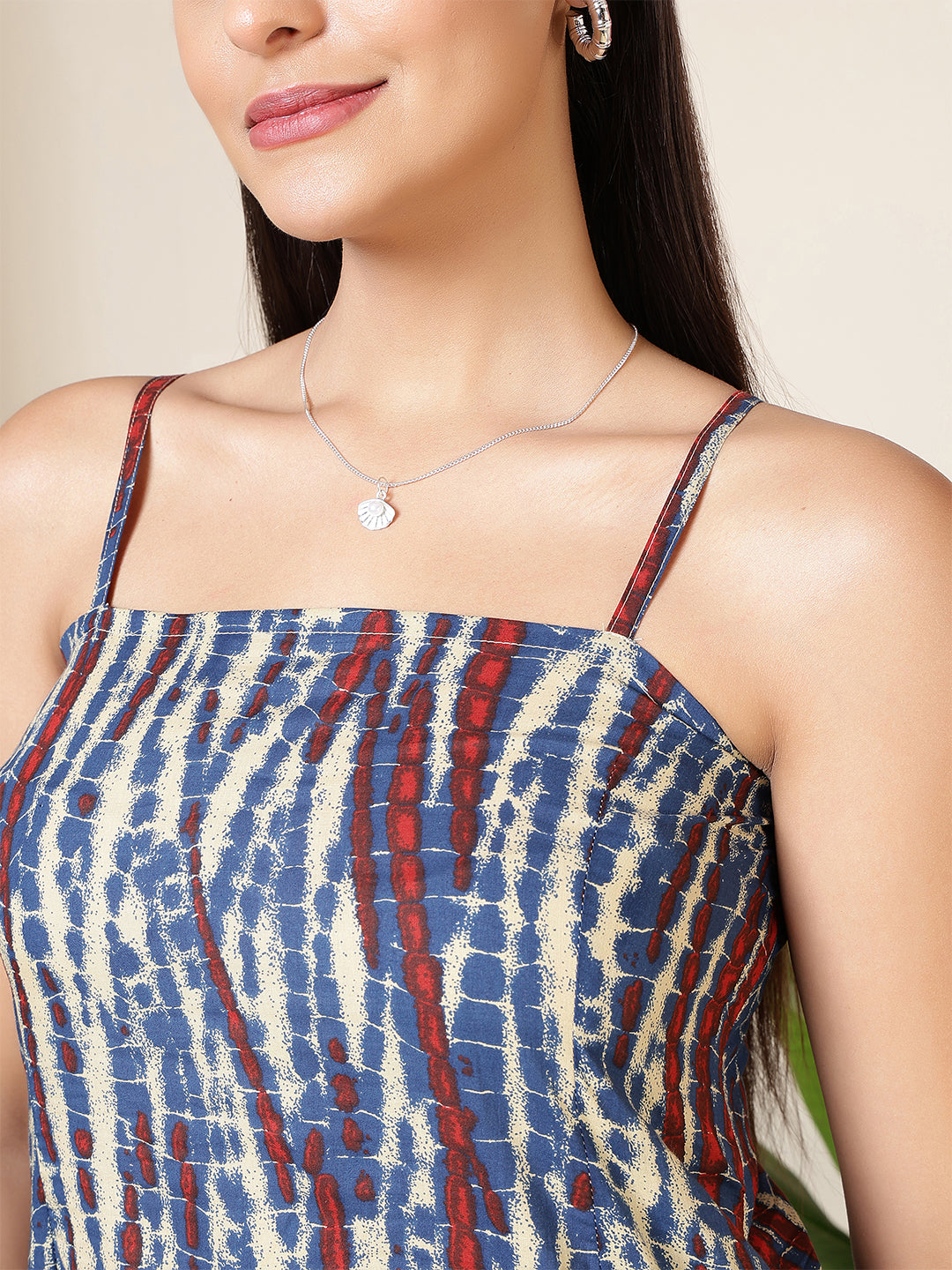 Multicolore Printed Straight Tunic