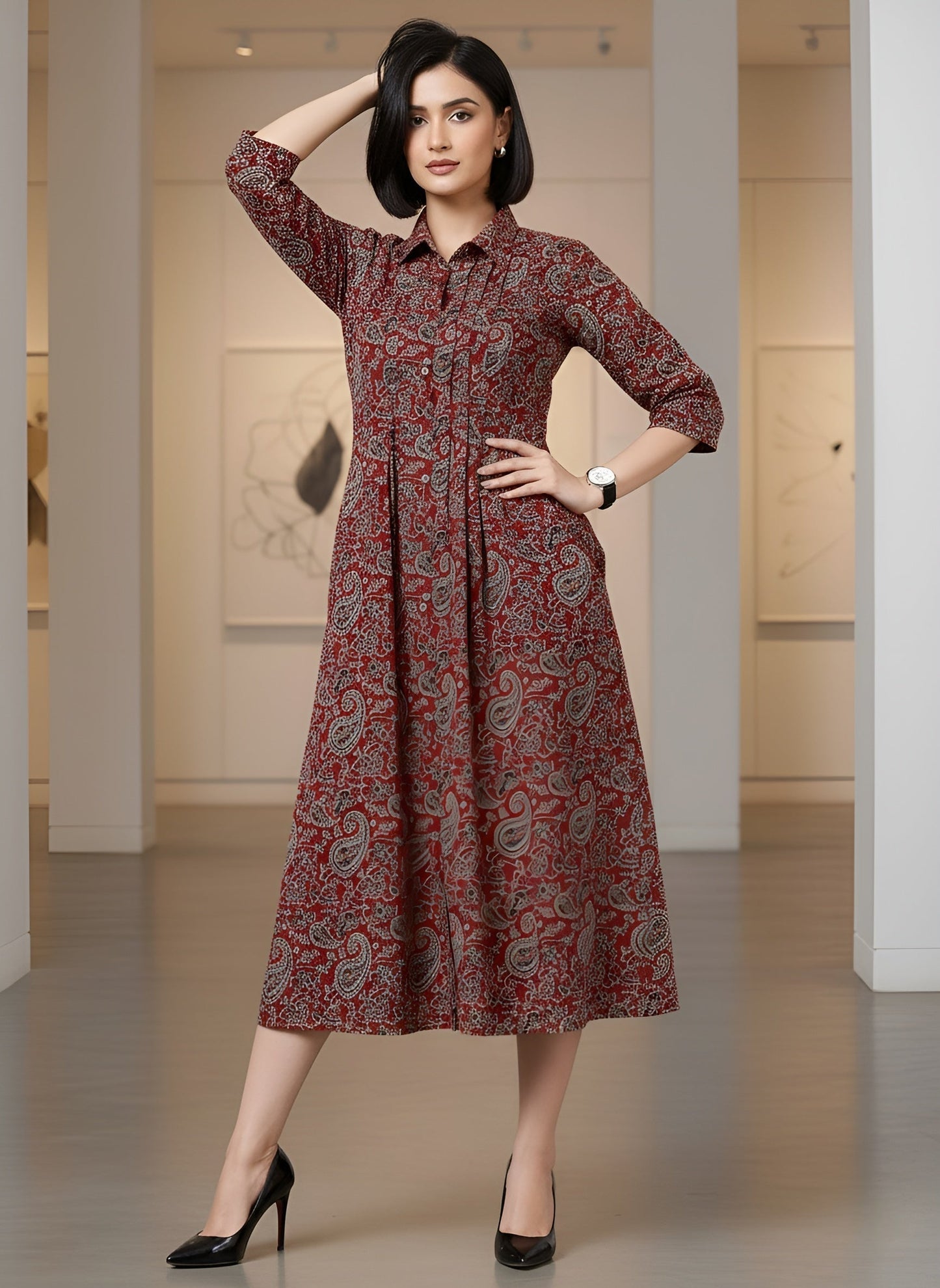 Bohemain Printed Dress for Women