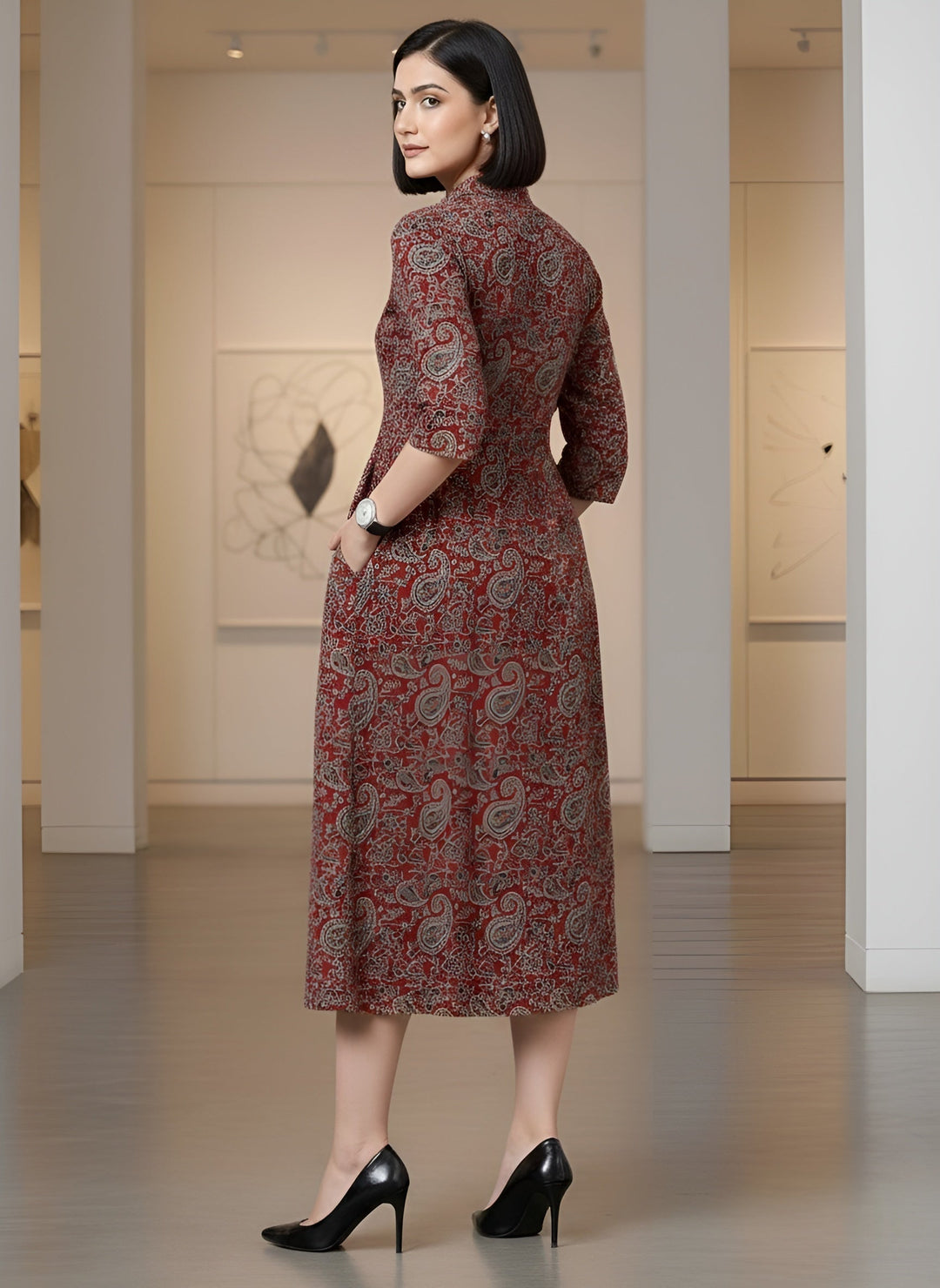 Bohemain Printed Dress for Women
