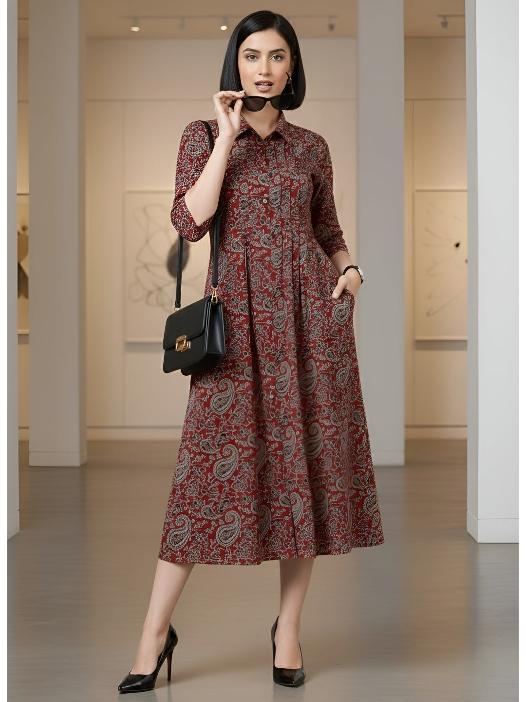Bohemain Printed Dress for Women