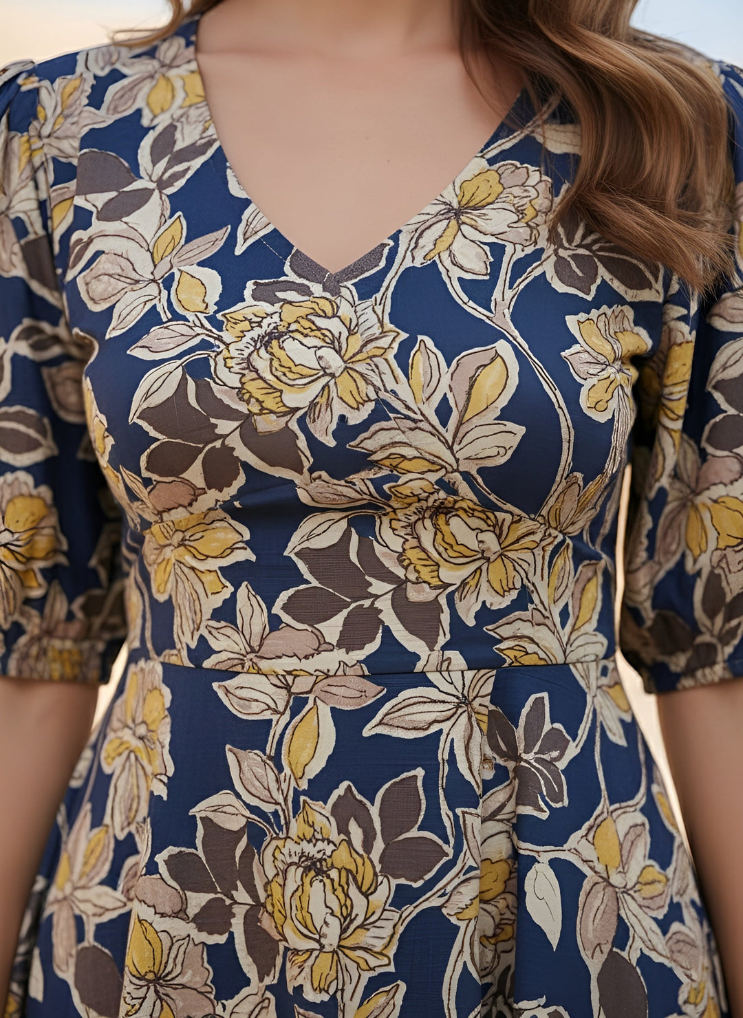 Floral Printed Dress for Women