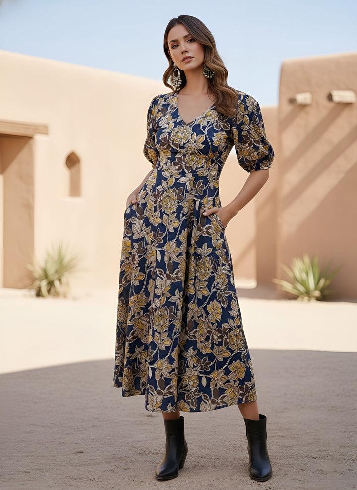 Floral Printed Dress for Women