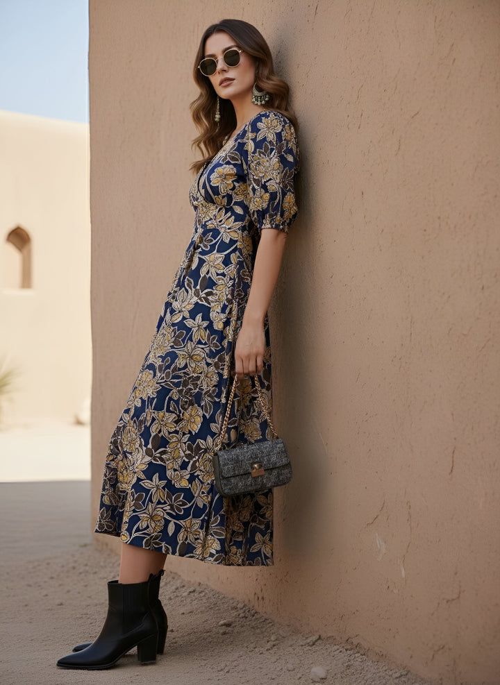 Floral Printed Dress for Women