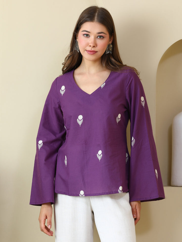 Printed Cotton Tops