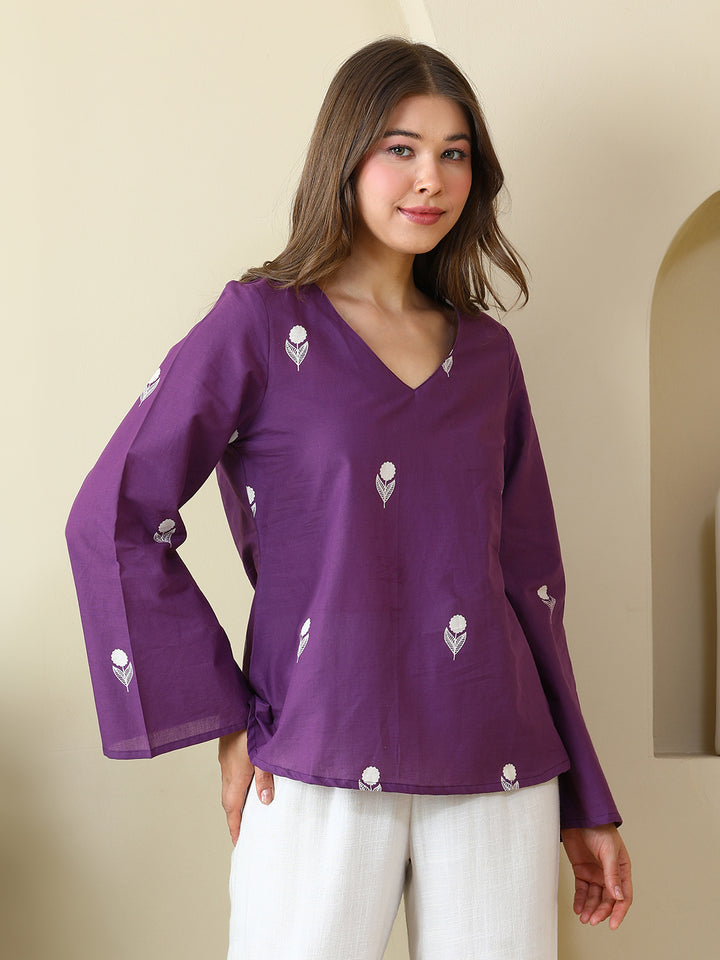 Printed Cotton Tops