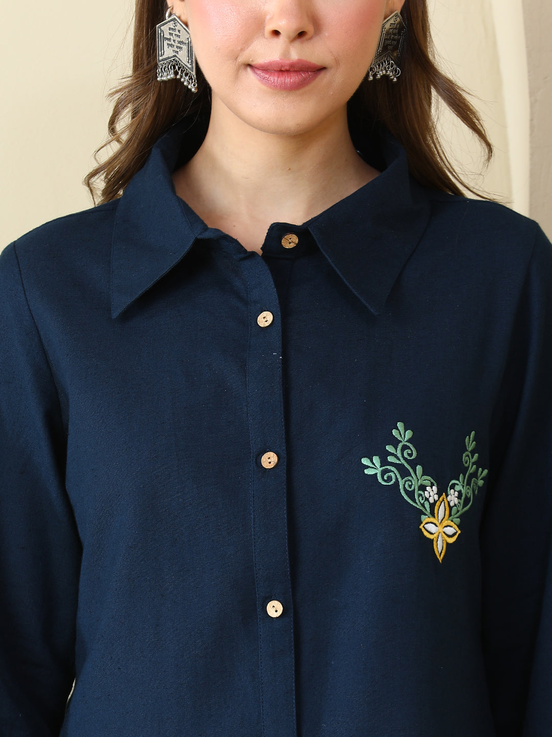 Solid Cotton Linen Shirts