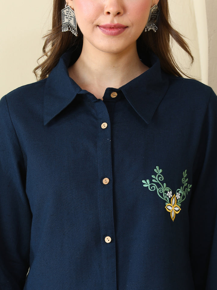 Solid Cotton Linen Shirts