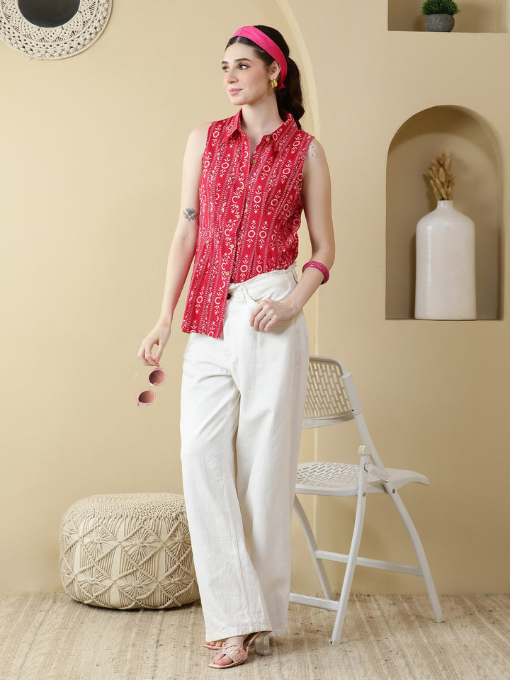 Printed Cotton Tops